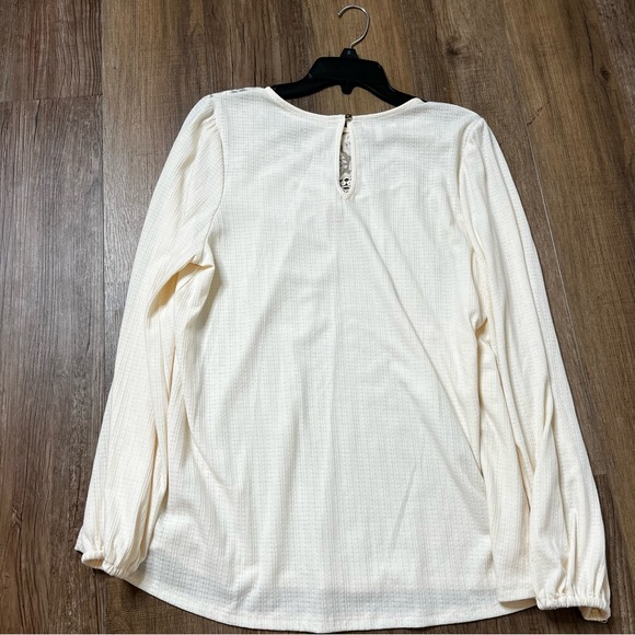 Maurices Cream Long Sleeve Top - Picture 3 of 3